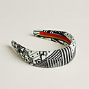 View: front, "Sangles en Zigzag Bandana" Gina headband