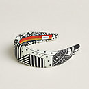 View: front, "Sangles en Zigzag Bandana" Gina headband