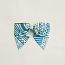 View: front, "Sangles en Zigzag Bandana" Grenelle PM hair clip