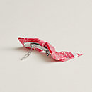 View: Back, "Sangles en Zigzag Bandana" Grenelle PM hair clip