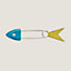 View: front, Sardine brooch