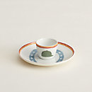 View: front, Saut Hermès egg cup and saucer