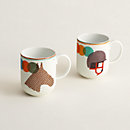 View: front, Saut Hermès set of 2 mugs