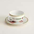 View: Back, Saut Hermès tea cup and saucer