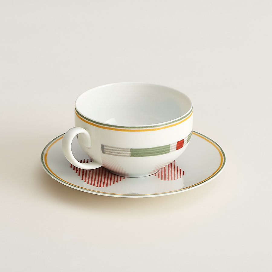 Saut Hermès tea cup and saucer