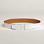 View: , Script belt buckle & Reversible leather strap 38 mm