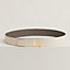 Script belt buckle & Reversible leather strap 38 mm, view 2 of 2