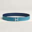 View: , Script belt buckle & Reversible leather strap 38 mm