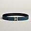 View: , Script belt buckle & Reversible leather strap 38 mm