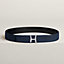 View: , Script belt buckle & Reversible leather strap 38 mm