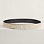 View: , Script belt buckle & Reversible leather strap 38 mm