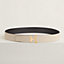 View: , Script belt buckle & Reversible leather strap 38 mm
