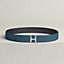 Script belt buckle & Reversible leather strap 38&nbsp;mm, View: , view 2 of 3