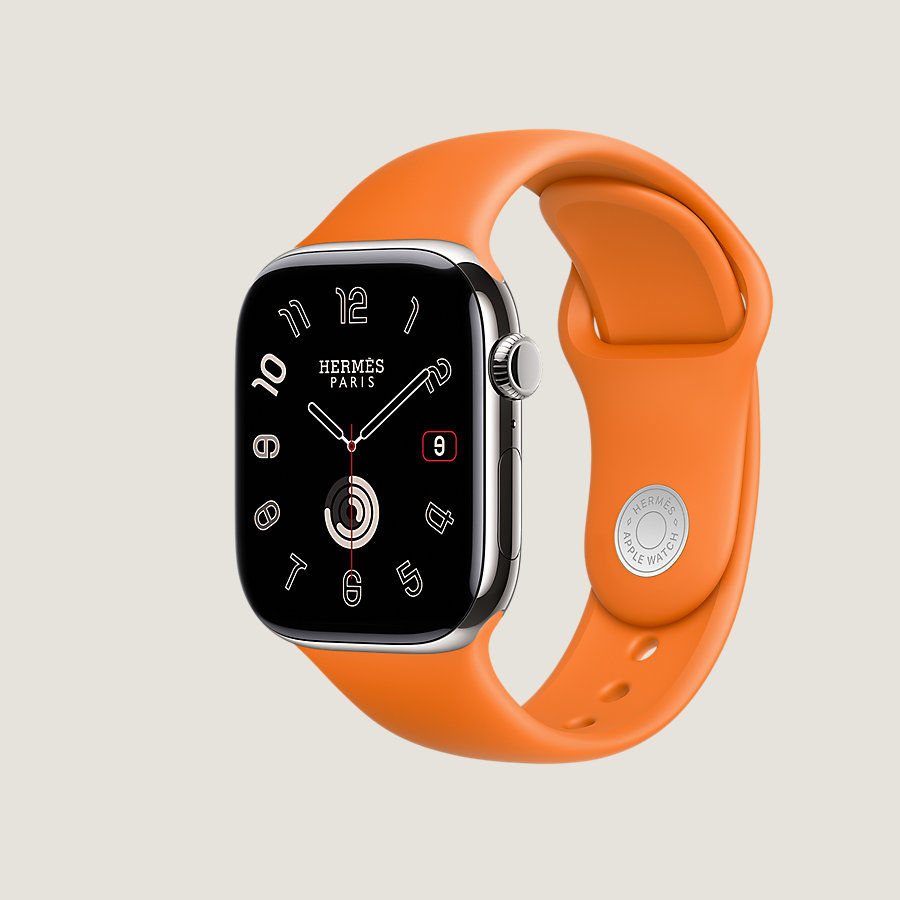 Series 10 case & Band Apple Watch Hermès Double Tour 46 mm Hapi