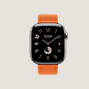 View: front, Series 10 case & Band Apple Watch Hermès Single Tour 42 mm