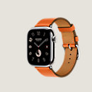 View: side, Series 10 case & Band Apple Watch Hermès Single Tour 42 mm