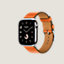 View: side, Series 10 case & Band Apple Watch Hermès Single Tour 42 mm