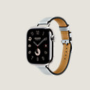 View: side, Series 10 case & Band Apple Watch Hermès Single Tour 42 mm Attelage