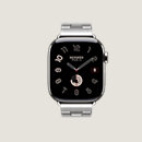 View: front, Series 10 case & Band Apple Watch Hermès Single Tour 42 mm Grand H