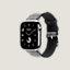 View: side, Series 10 case & Band Apple Watch Hermès Single Tour 42 mm Toile H