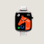 View: front, Series 10 case & Band Apple Watch Hermès Single Tour 42 mm Twill Jump Attelage