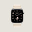 View: front, Series 10 case & Band Apple Watch Hermès Single Tour 46 mm