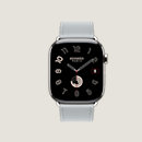 View: front, Series 10 case & Band Apple Watch Hermès Single Tour 46 mm