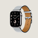 View: side, Series 10 case & Band Apple Watch Hermès Single Tour 46 mm