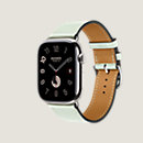 View: side, Series 10 case & Band Apple Watch Hermès Single Tour 46 mm