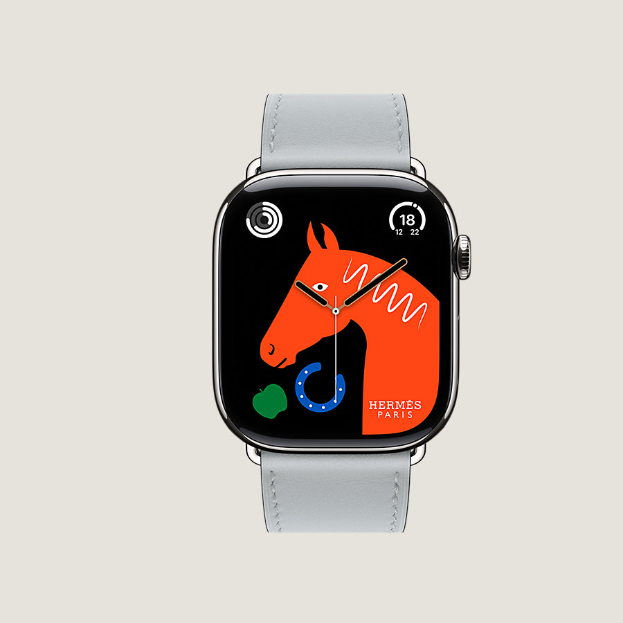 Series 10 case & Band Apple Watch Hermès Single Tour 46 mm