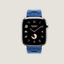 View: front, Series 10 case & Band Apple Watch Hermès Single Tour 46 mm Deployment Buckle Kilim