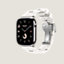 View: side, Series 10 case & Band Apple Watch Hermès Single Tour 46 mm Deployment Buckle Kilim