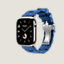 View: side, Series 10 case & Band Apple Watch Hermès Single Tour 46 mm Deployment Buckle Kilim
