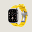 View: side, Series 10 case & Band Apple Watch Hermès Single Tour 46 mm Deployment Buckle Kilim