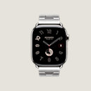 View: front, Series 10 case & Band Apple Watch Hermès Single Tour 46 mm Grand H