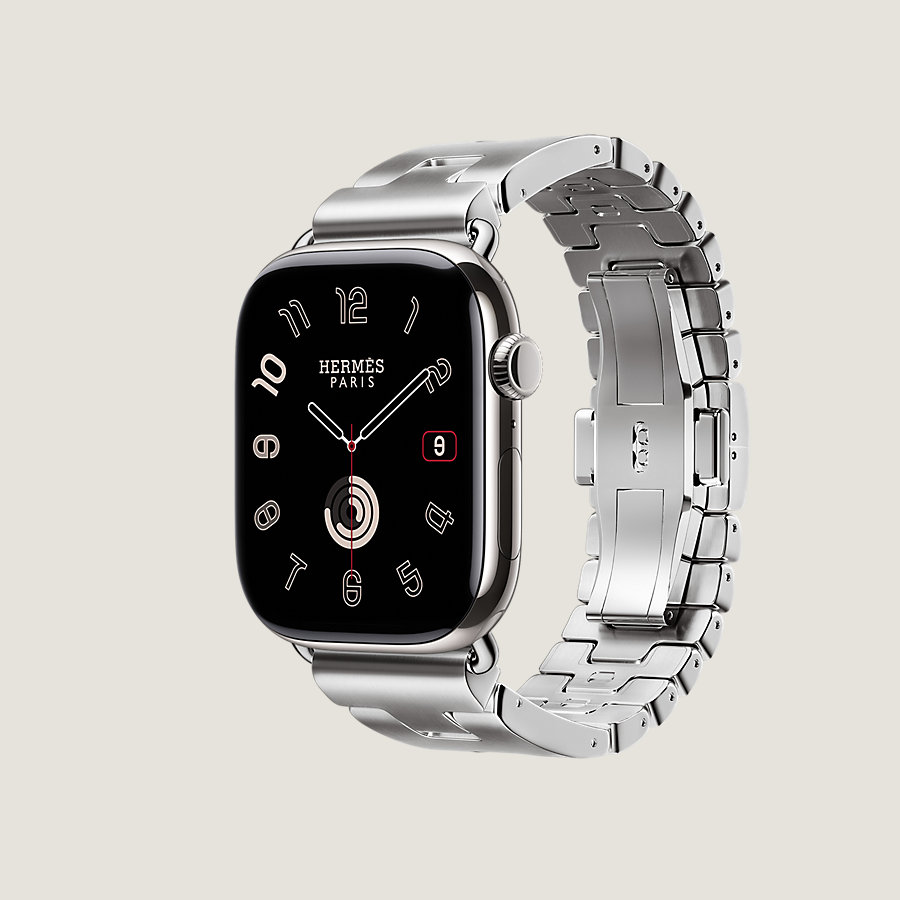 Series 10 case & Band Apple Watch Hermès Single Tour 46 mm Grand H