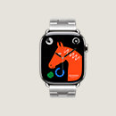 View: front, Series 10 case & Band Apple Watch Hermès Single Tour 46 mm Grand H