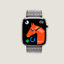 View: front, Series 10 case & Band Apple Watch Hermès Single Tour 46 mm Toile H