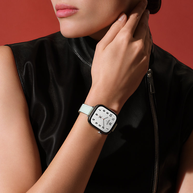 Series 10表盘 & Apple Watch Hermès 42毫米单圈Attelage表带