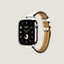 视图: 侧面图, Series 10表盘 & Apple Watch Hermès 42毫米单圈Attelage表带