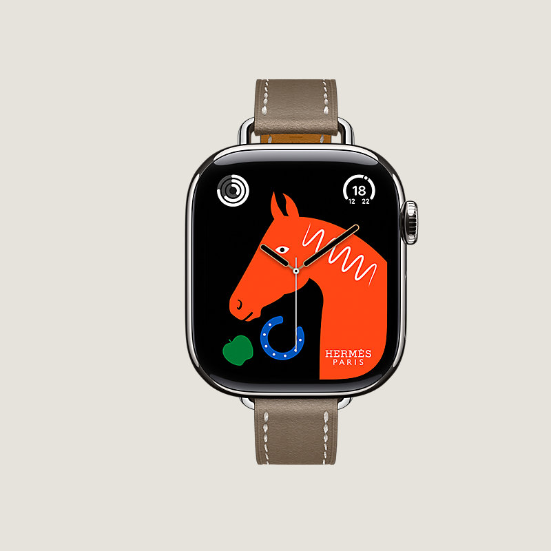 Series 10表盘 & Apple Watch Hermès 42毫米单圈Attelage表带