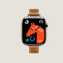 视图: 正面图, Series 10表盘 & Apple Watch Hermès 42毫米单圈Attelage表带