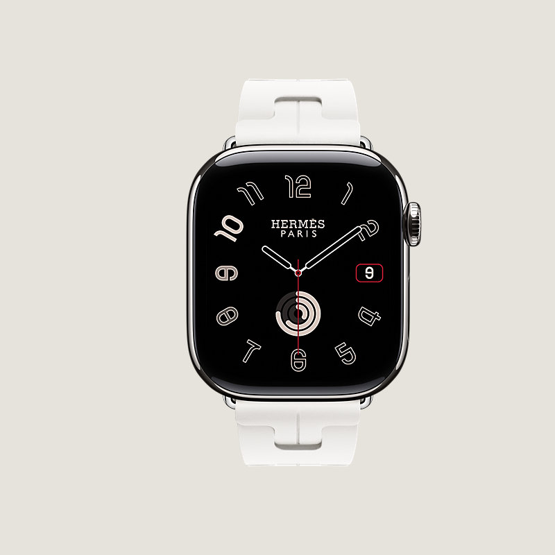Series 10表盘 & Apple Watch Hermès 42毫米单圈Kilim折叠扣表带