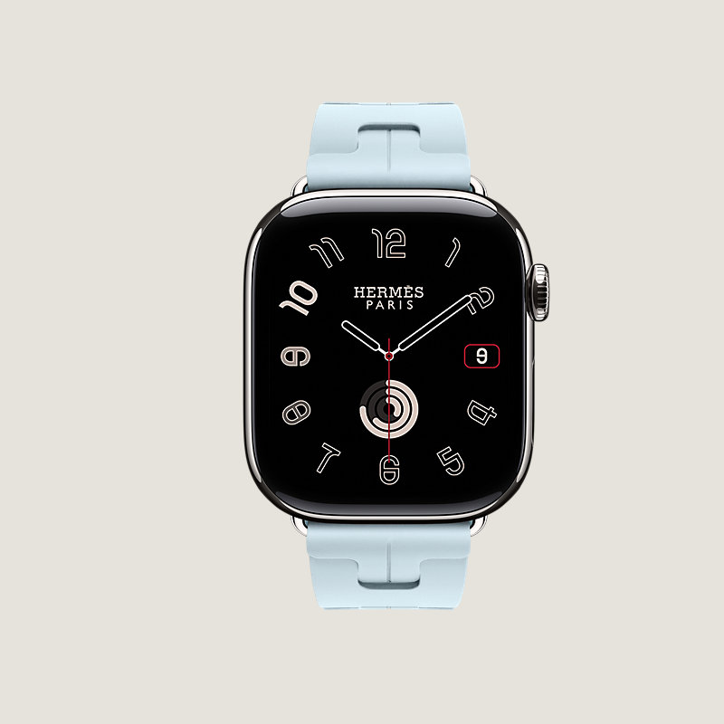 Series 10表盘 & Apple Watch Hermès 42毫米单圈Kilim折叠扣表带
