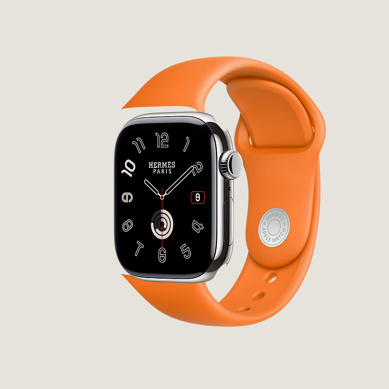 Series 10表盘 & Apple Watch Hermès 42毫米单圈Kilim折叠扣表带