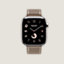 视图: 正面图, Series 10表盘 & Apple Watch Hermès 42毫米单圈表带
