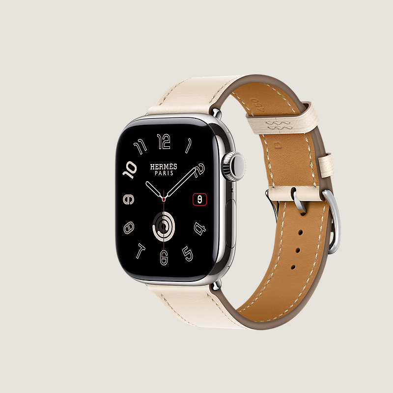 Series 10表盘 & Apple Watch Hermès 42毫米单圈表带