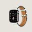 视图: 侧面图, Series 10表盘 & Apple Watch Hermès 42毫米单圈表带