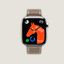 视图: 正面图, Series 10表盘 & Apple Watch Hermès 42毫米单圈表带