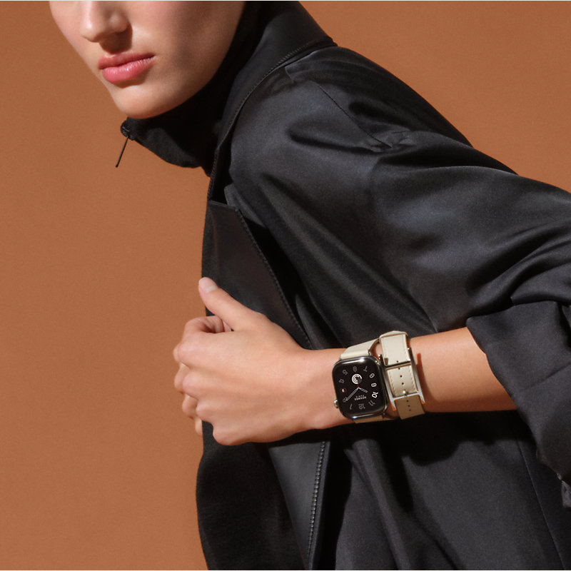 Series 10表盘 & Apple Watch Hermès 42毫米双圈Hapi表带